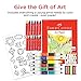 Faber-Castell Young Artist Coloring Gift Set - Premium Art Supplies for Kids in Portable Storage Bag