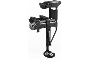 Threemart Hands Free Crutch with Double-Layer Cushion, Knee Crutches for Adults for Foot Surgery, Substitutes for Crutches and Knee Scooters, Not for Elderly or Balance-Impaired