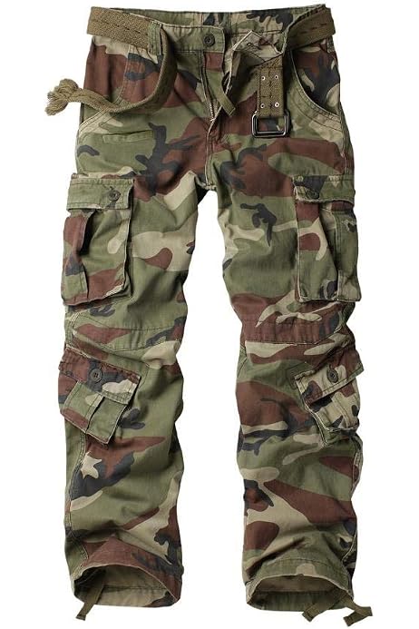 Army Cargo Work Pants Military Combat 