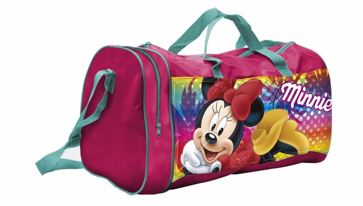 PERLETTI Borsone Palestra Minnie Bambina Rosa Con Stampa - Borsa - Foto 4