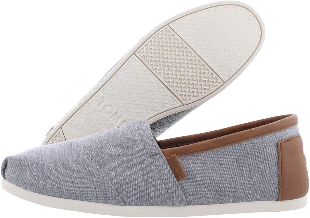 toms grey slip ons