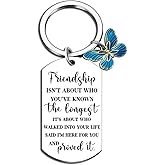 Friendship Gifts Keychain For Women Friends Best Friend BFF Bestie Gifts For Women Funny Keychain Gifts For Girls Sister Bestie Female Birthday Christmas Gifts
