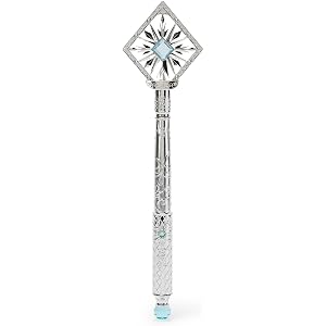 Disney Store Official Elsa Musical Light Up Princess Wand - Disney Princess Toys - Light Up Accessories for Cosplay Costumes
