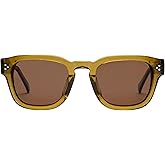 I-SEA Unisex Sunglasses - Camden (KELP/BROWN POLARIZED)