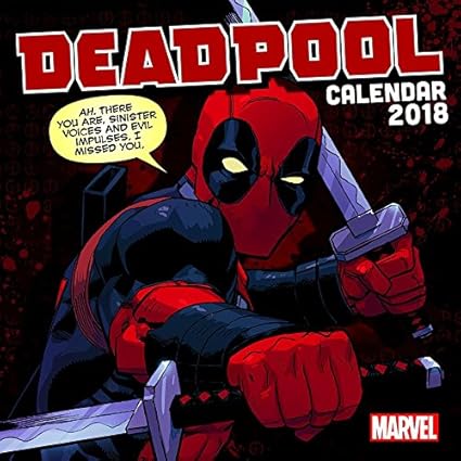 Deadpool Calendar 2018: Amazon.co.uk: Kitchen & Home Deadpool Calendar 2018: Amazon.co.uk: Kitchen & Home