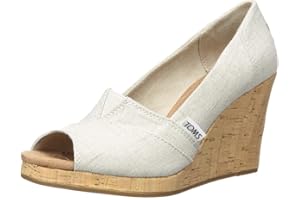 TOMS Women's Classic Espadrille Wedge Sandal