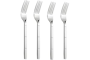 Lesbin Stainless Steel Tableware Dinner Forks/Table Forks, Set of 12, 8-Inch