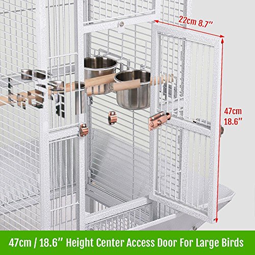go2buy Wrought Iron Select Bird Cage Parrot Cockatoo Birdcage Stands