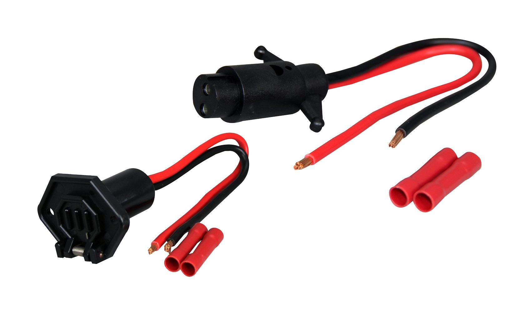 Pactrade Marine Boat Trolling Motor Plug & Socket Set 2Wire 8 Gauage