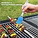 Ansuyai BBQ Barbecue Skewers (Set of 24),Stainless Steel Flat Metal Grilling Skewers Set, Reusable BBQ Sticks with Portable Skewer Container Tube