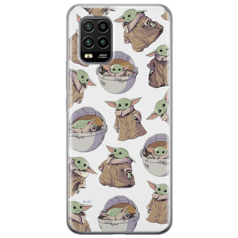 ERT GROUP mobile phone case for Xiaomi MI 10 LITE original and officially Licensed Star Wars pattern Baby Yoda 028 optimally adapted to the shape of the mobile phone, case made of TPU — image 1