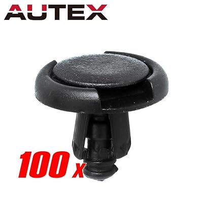 100Pcs Fender Liner Fastener Rivet For Toyota Push Clips Retainer 7mm Hole Dia