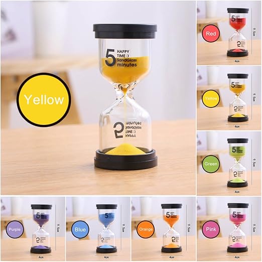 Seasaleshop Minuteur 7 Couleurs Sable Sable Clock Timer Home Decoration Desktop 1 Min 3 Min 5 Min 10 Min 15 Min 30 Min Sanduhr Timer Pour Enfants Brosse Couleur Aleatoire Amazon Fr Cuisine Maison