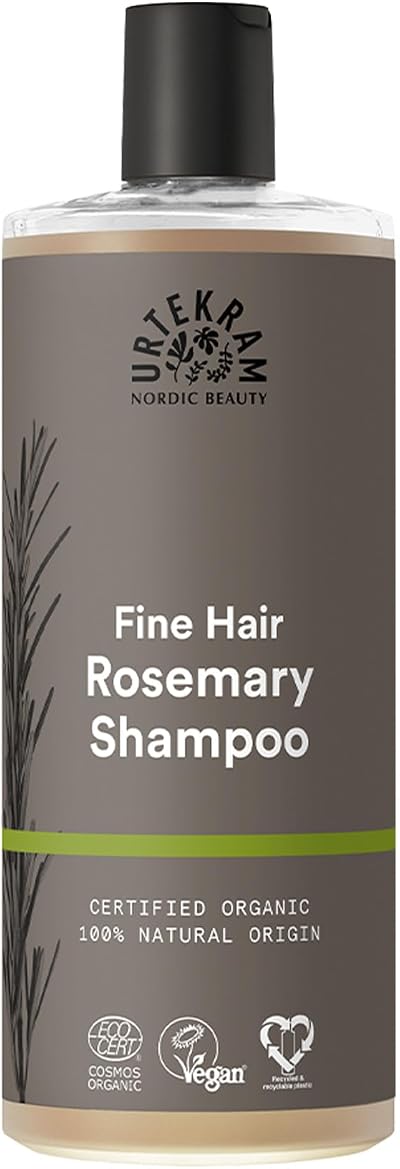 Urtekram Rosemary Shampoo Fine Hair Organic Vegan Nourishing Strengthening 500ml