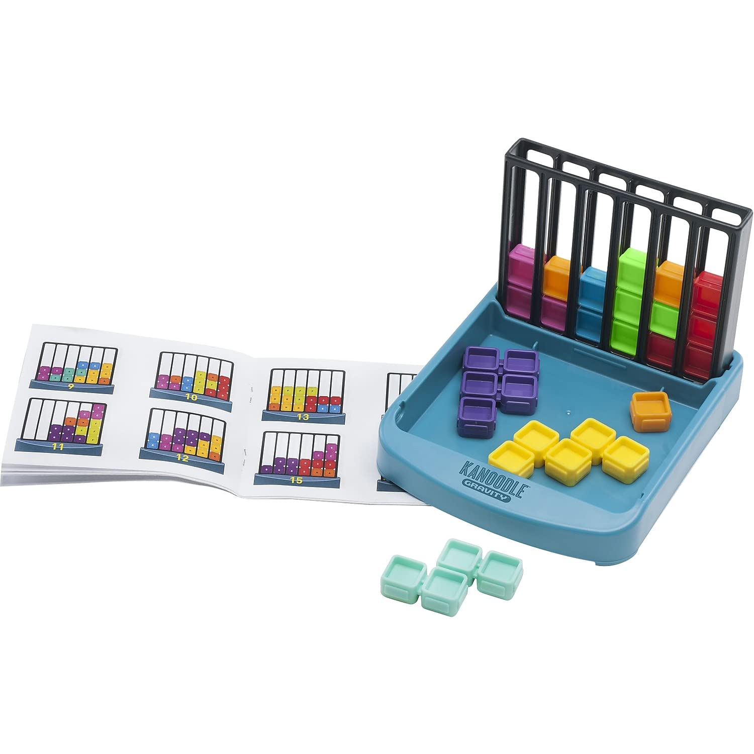 Educational Insights Kanoodle Gravity - 3D Brain Teaser Puzzles, Single Player Brain Game, Fun Travel Games for Kids, Challenging Logic Puzzle Games and Gifts for Kids, Teens & Adults Ages 7+