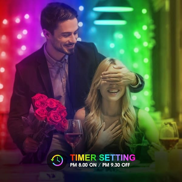 Smart Led Strip Streifen 5M kompatibel mit Alexa Google Home Maxcio Wlan RGB LED Streifen Band Beleuchtung mit Fernbedienung WiFi Musik Leiste Lichterkette fr TV PC Bett Smart Home Zubehr