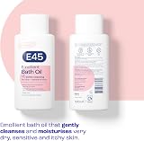 E45 Bath Oil 500 ml Emollient Moisturising Soap Free Perfume Free view 2