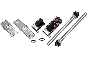 Zero EWH-02 Plumber's TOD Style Thermostats Kit(Upper/Lower） - 4500W 240V HWD Elements