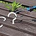 25 Pack Cup Hook Ceiling Hooks, 2.9 Inches, FineGood Vinyl Coated Screw Hanger for Indoor and Outdoor Use - White