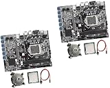 KVSERT 2X B75 BTC Mining Motherboard LGA1155 DDR3 12x PCIE G530/G630 CPU Fan view 7