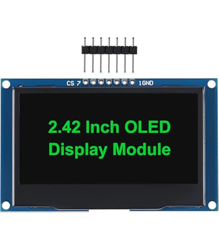 Waveshare 1,5 inch OLED-displaymodule, 128×128 resolutie, SPI / I2C