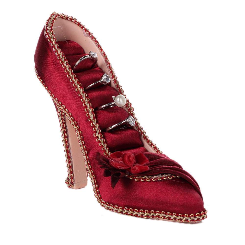 Jewellery Holder Display Stand - Resin Crafts Necklace Earrings Ring Display Stand Necklace Earring Bracelet Organizer, Expositor de Joyas con Forma de Tacón Alto