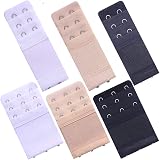 Autumn-field Bra Extenders – 2-Hook Extension, Black/White/Beige, One Size, US Seller
