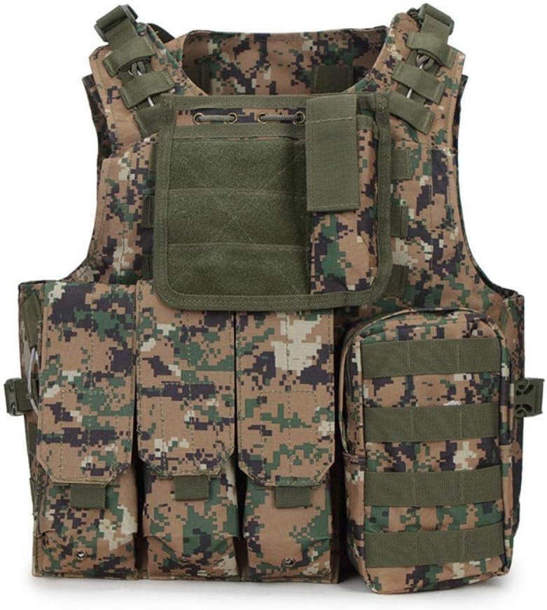 YANODA Tactical Vest Military Tactical Vest Molle Combat Assault Plate Carrier Tactical Vest 10 Colors Cs Outdoor Clothing Hunting Vest