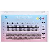 BlueSmurfs Individual Fairy Eyelashes Extensions Fluffy DIY Cute Eye Cluster Eyelashes Natural Fa...