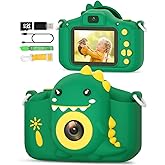 Kids Camera for 3-12 Years Old Toddlers Childrens Birthday Graduation Gifts Selfie Digital Toy Camera with 32GB SD Card for 4 5 6 7 8 9 10 11 Boys Girls