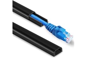 One Cord Cover Wall - 153in Mini Wire Hider, Cable Cover for Hiding Speaker Wire, Baby Monitor Cord - Paintable Wires Channel