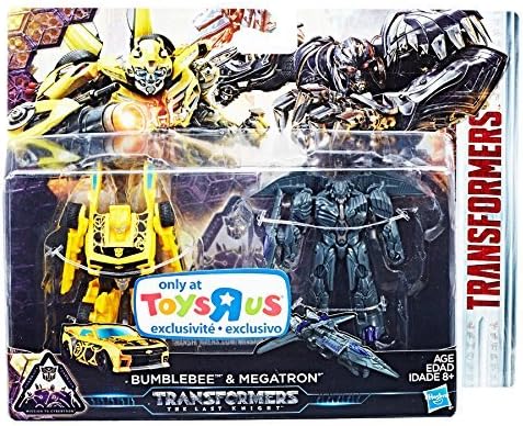 H as bro Bumblebee & Megatron The Last Knight 2 Pack 3 Inch Figure Toys R Us Exclusive