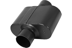 Flowmaster Super 10 Series Chambered Muffler – 3.00” Center In / 3.00” Center Out – Race-Inspired Sound – 409 Stainless Steel – Ideal for Muscle Cars, LS Swaps, Drag Cars & Off-Road Build (843015)