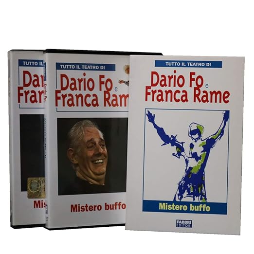 Mistero Buffo Tutto Il Teatro Di Dario Fo E Franca Rame Parti 1 E 2 2 Dvd Libro Editoriale Fabbri Editori Amazon It Dario Fo Franca Rame Film E Tv