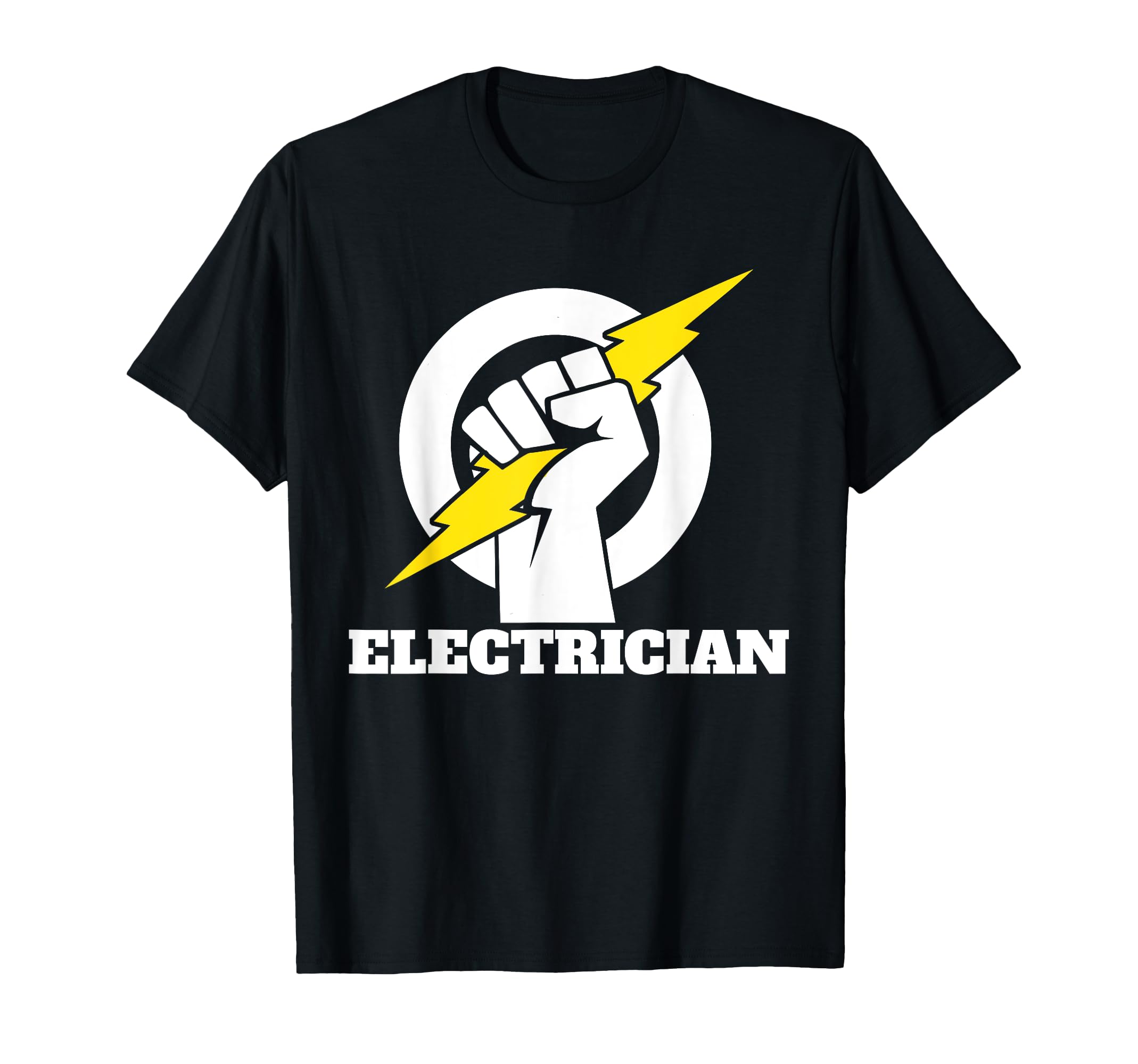 Electrician lightning bolt hand Electrician lightning hand T-Shirt
