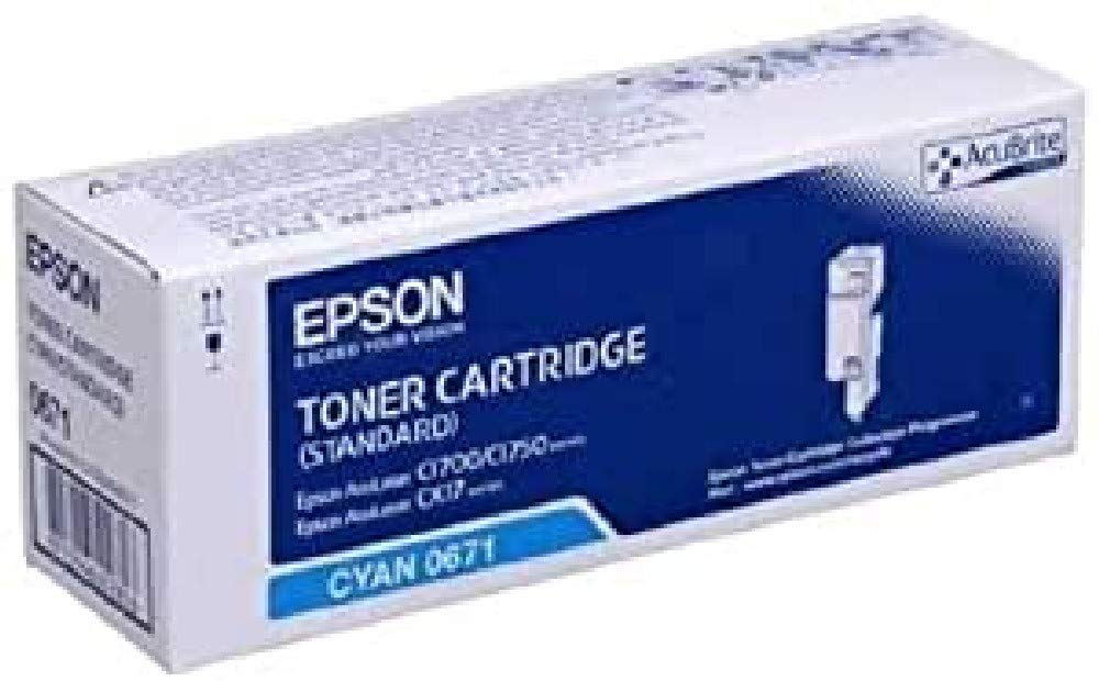 Epson Toner Cartridge for C1700/C1750/CX1700 Printers, Black, Genuine