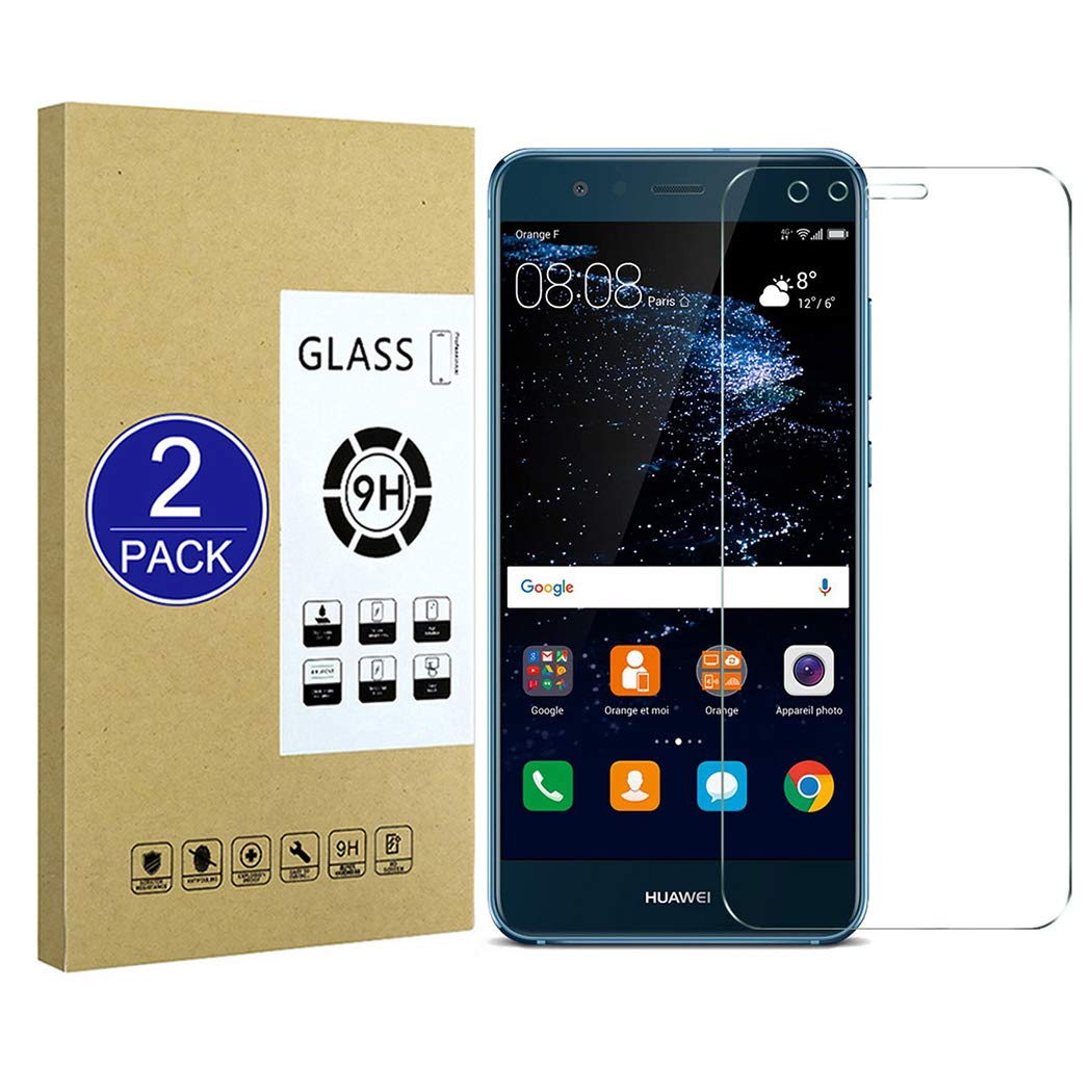 X-Dision [2-Pack Screen Protector Compatible with Huawei P10 Lite,0.26mm HD Protect Film, 9H Tempered glass Protective cover, Anti-Scratch and Anti-fingerprint