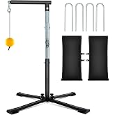 PLAYAPUT Baseball Softball Batting Tee with Tethered Ball | Auto Reset Baseball Swing Trainner,Softball Hitting Trainner,Height Adjustable 20-45 inch Hitting Tee Improve Power,Accuracy