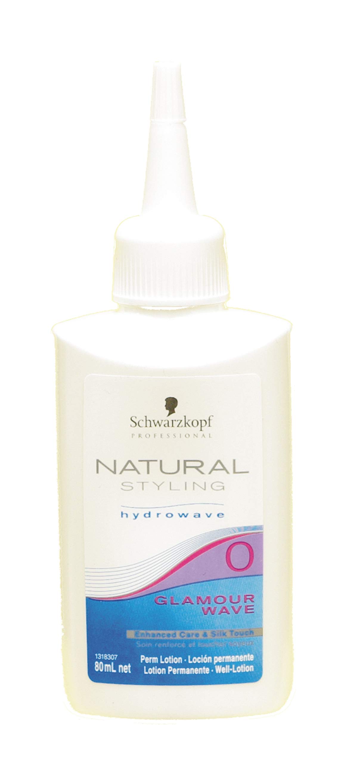 Schwarzkopf Natural Styling Glamour Wave 0 Hair Perm Lotion, 0.09 kg,80 ml,4045787131093
