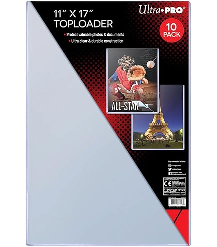 Lot De 100 Protecteurs BCW Toploader Pour Art Print 11 X 17 - Neufs Dans Leur Emballage