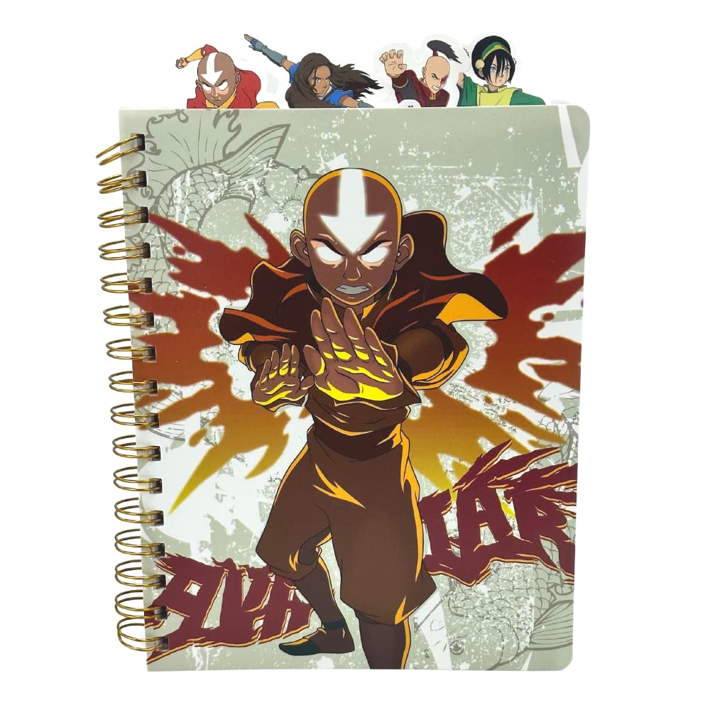 Photo 1 of Innovative Designs Avatar Tab Journal Notebook, Spiral Bound, 96 Lined Pages, 8 x 7 inches
