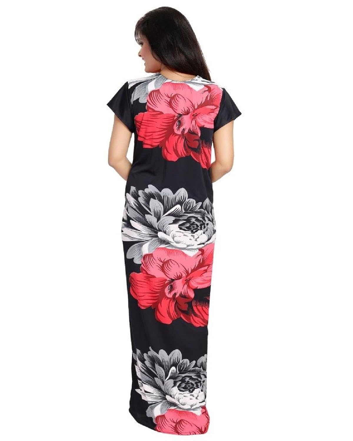 diljeet women's satin nightwear(dill-11-rdbk_multi-coloured_free size)