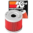 K&N Motorcycle Oil Filter: High Performance, Premium, Designed to be used with Synthetic or Conventional Oils: Fits Select Sizuki, Hyosung Vehicles, KN-131