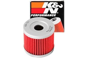 K&N Motorcycle Oil Filter: High Performance, Premium, Designed to be used with Synthetic or Conventional Oils: Fits Select Sizuki, Hyosung Vehicles, KN-131
