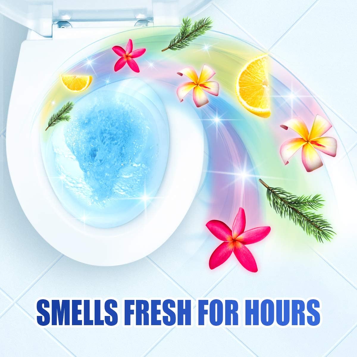 Harpic Active Fresh Toilet Cleaning Gel, Mountain Pine, 750ml (12 x 750ml, Total 9.0L), with Essential Oils, Anti-odour - Image 5