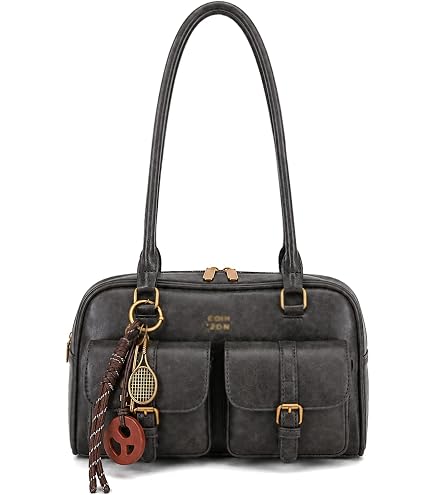 Amazon.com: Retro Y2K Shoulder Tote Bag for Women - Faux Leather