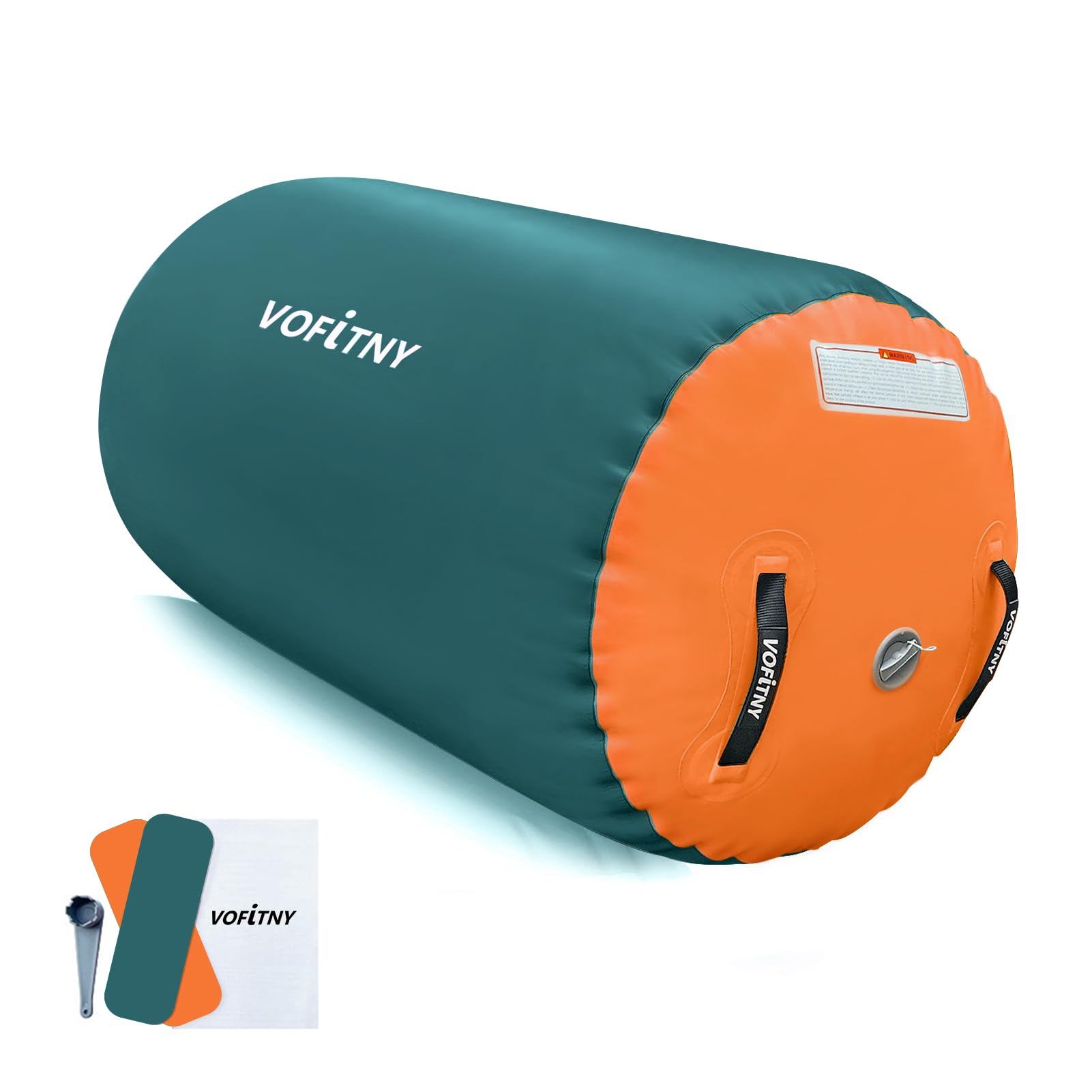 Photo 1 of VOFiTNY Gymnastics Roller Tumbling Barrel 3.3ft L x 2ft Octagon Track Mat Tumbler for Home/Gym Do Not Include Pump