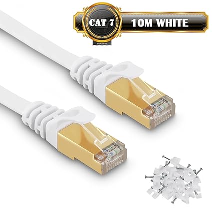 10m Cavo Di Rete Cat7 Cavo Ethernet Lan Alta Velocit Cavi Ethernet 10gbps 750mhz Rj45 Cavo Per Router Switch Router Modem Access Point Compatibile