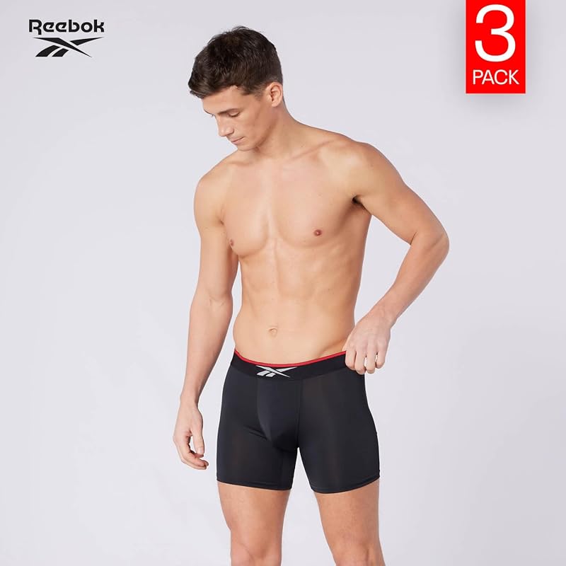Calzoncillos bóxer Glynn para Hombre, Pack de 3 Calzoncillos Deportivos, Transpirables y elásticos,Pack múltiple de Calzoncillos bóxer, Color Negro
