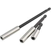 KAIFNT K405 Magnetic Bit Holder with Retaining Ring, 2, 4, 6-inch Extensions, 3-Piece